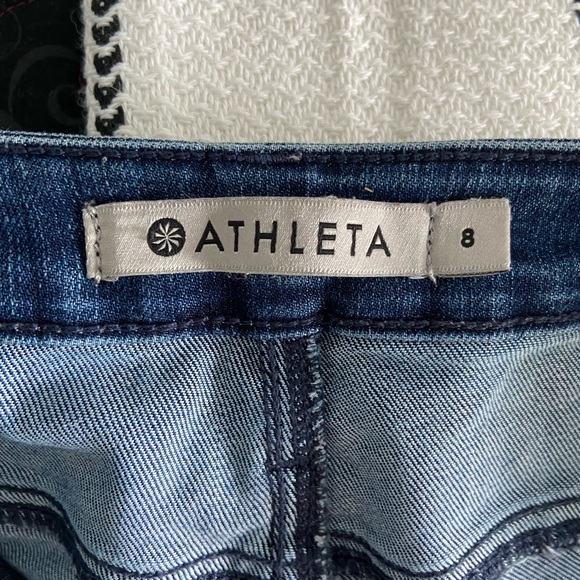Athleta Sculptek Skinny Jeans Size 8 - Picture 3 of 4